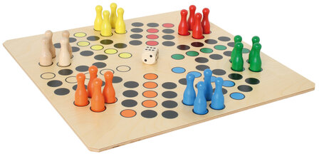 Bordspel Ludo 6 Extra Groot