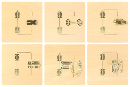 Plankjes met Sluitingen Set (6)