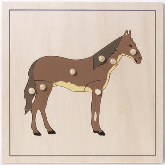 Dierenpuzzel Paard