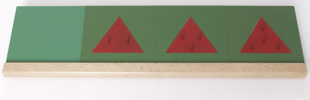 Set verdeelde driehoeken - Lessenaar