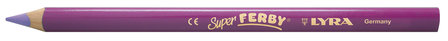 Potloden Super Ferby - driekantig - 12x - licht violet
