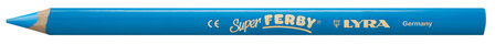 Potloden Super Ferby - driekantig - 12x - lichtblauw