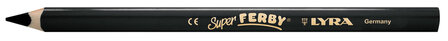 Potloden Super Ferby - driekantig - 12x - zwart