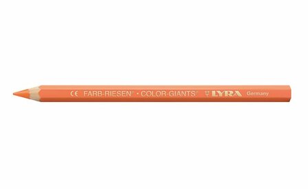 Potloden Color Giants - zeskantig - 12x - licht oranje