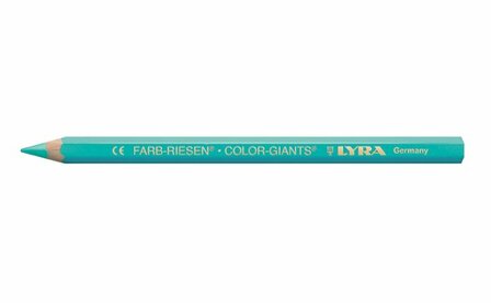 Potloden Color Giants - zeskantig - 12x - aquamarijn