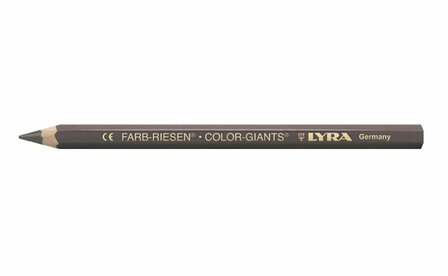 Potloden Color Giants - zeskantig - 12x - bruin, Van Dyck