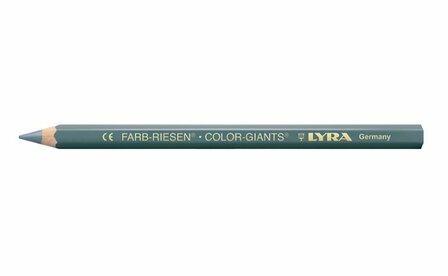 Potloden Color Giants - zeskantig - 12x - medium grijs