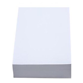 Tekenpapier wit - 88 x 62,5 cm - superkwaliteit - 120 grams - 250 vel