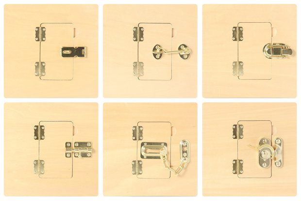 Plankjes met Sluitingen Set (6)