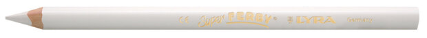 Potloden Super Ferby - driekantig - 12x - wit