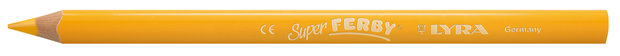 Potloden Super Ferby - driekantig - 12x - citroengeel