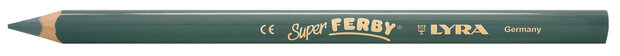 Potloden Super Ferby - driekantig - 12x - medium grijs
