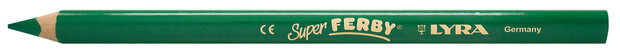 Potloden Super Ferby - driekantig - 12x - groen