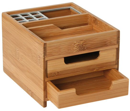 Bureau-Organiser Bamboe/Alu - Box M